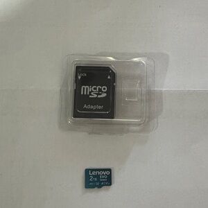 Lenovo MicroSD Card 2TB with Adapter - Black and Teal